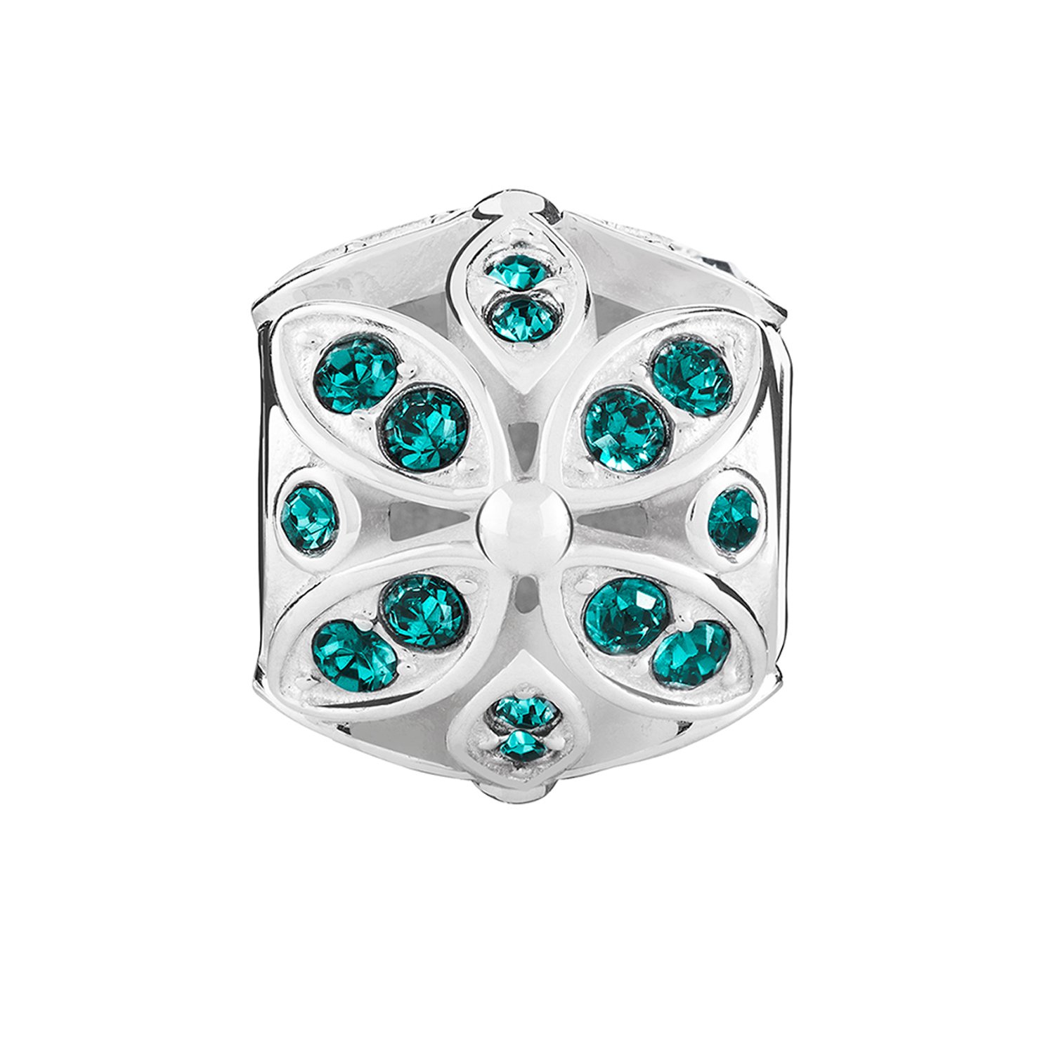 Authentic Chamilia Floral Color Accents Beads 2025-1667 | Charm Bracelet & Jewelry Making Supplies | Perfect for DIY Gifts & Personalized Accessories