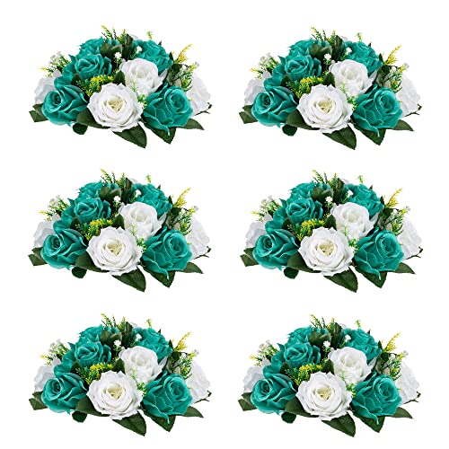 M. Teal & White