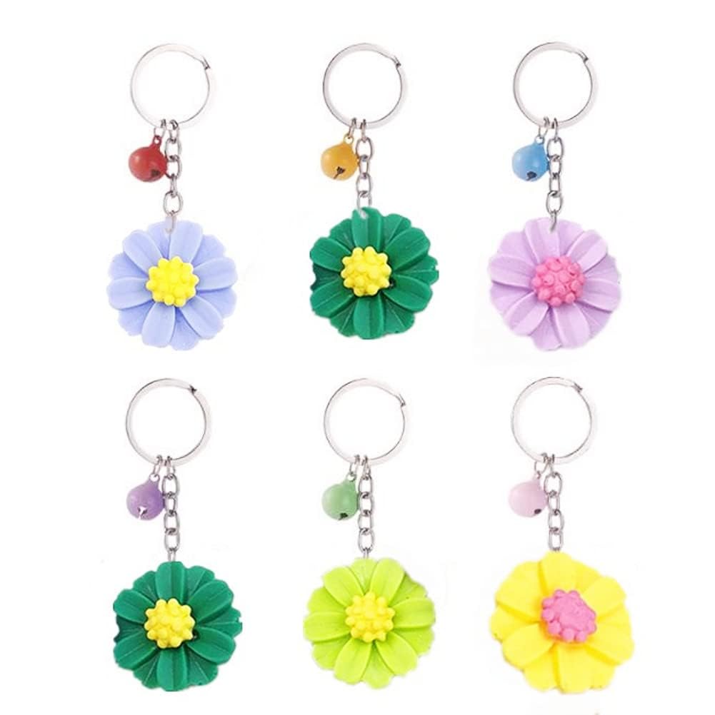 100-Pack Daisy Flower Resin Flat Back Charms - DIY Scrapbooking, Jewelry Making, Phone Case Decor, Keychains & Fairy Garden Crafts - Perfect for Home Decor, Gifts & Party Favors