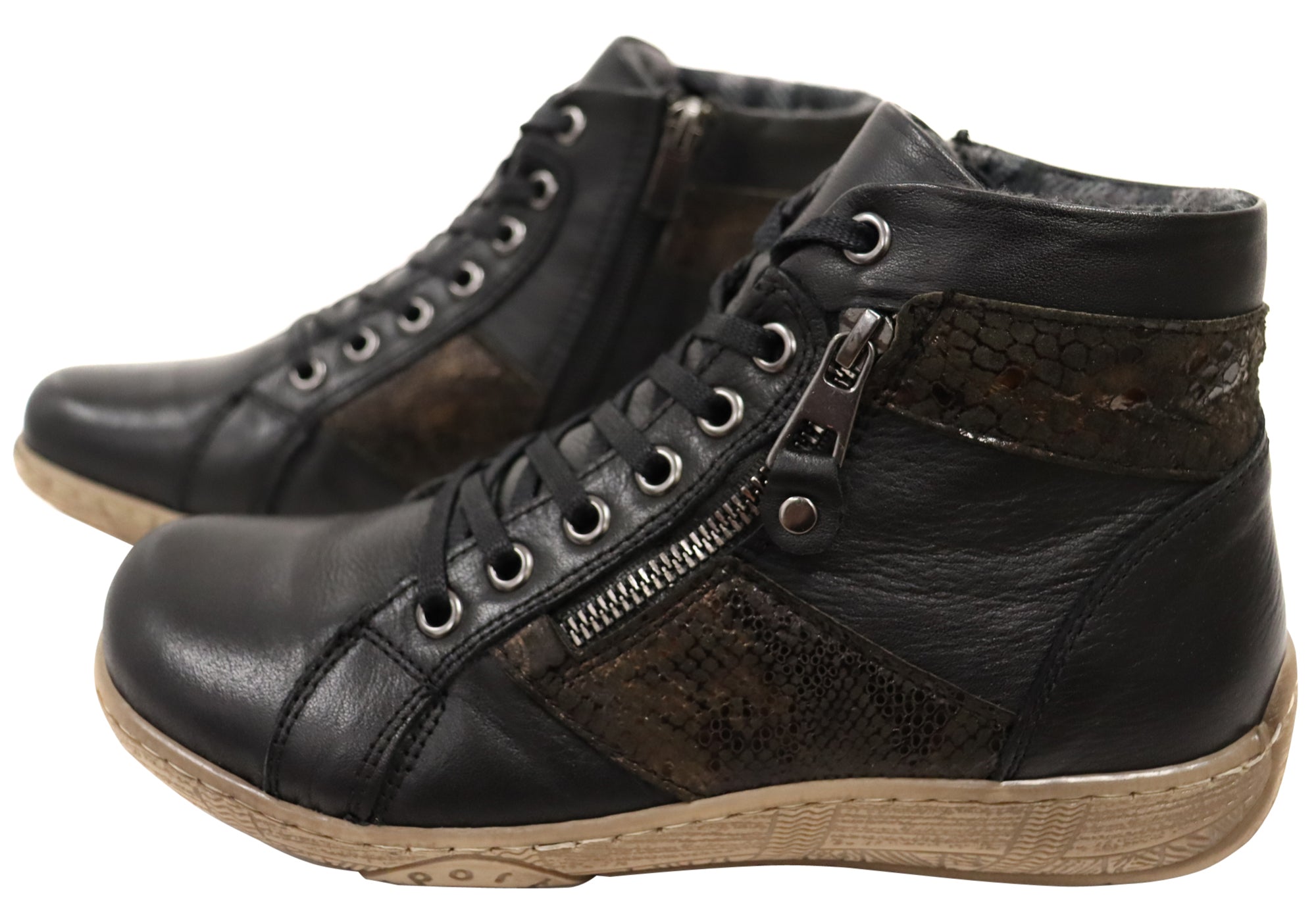 Orizonte Pancho Women's Comfortable Leather Ankle Boots - European Style for Casual Wear, Office & Outdoor Walking