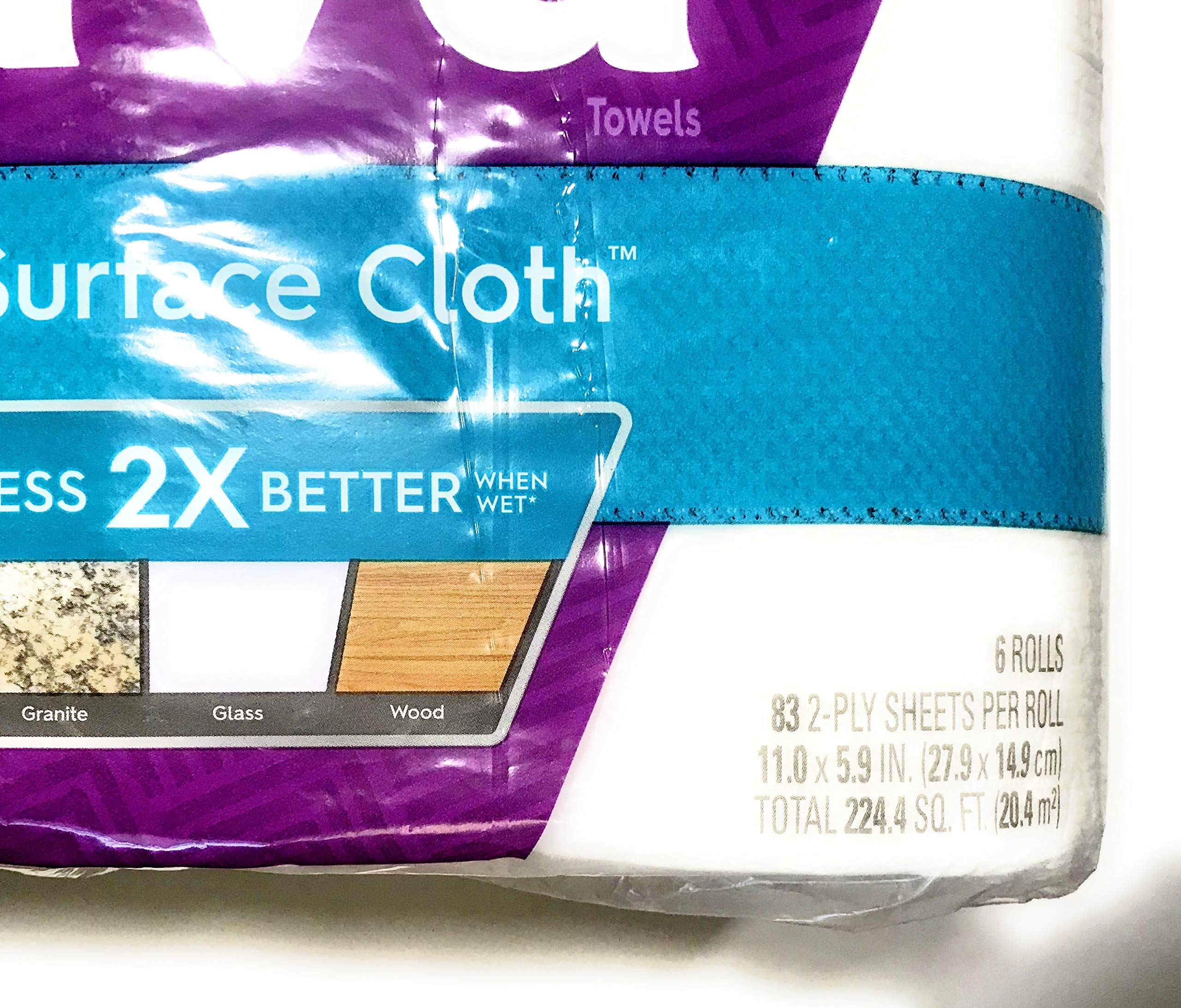 Viva Choose-a-Sheet Paper Towels, 6 Rolls - Ultra Absorbent & Strong Kitchen Towels for Cleaning, Spills & Everyday Use