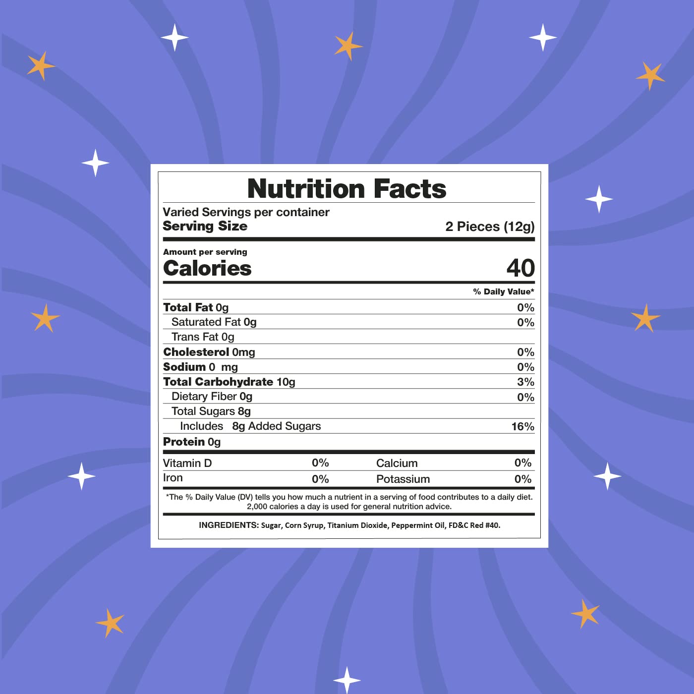 Starlight Peppermint Mints Hard Candy - 2 Pound Bulk Bag (Approx. 150 Count) | Refreshing Breath Mints for Office, Travel & After Meals