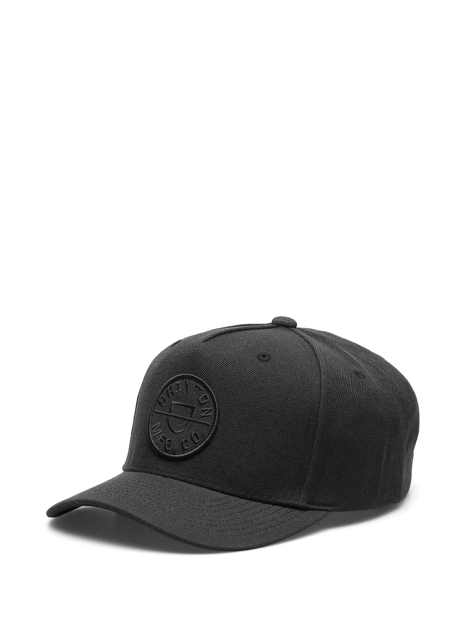 Brixton Crest Crossover MP Hat - Black | Stylish Unisex Baseball Cap for Men & Women | Perfect for Outdoor Activities, Sports & Casual Wear