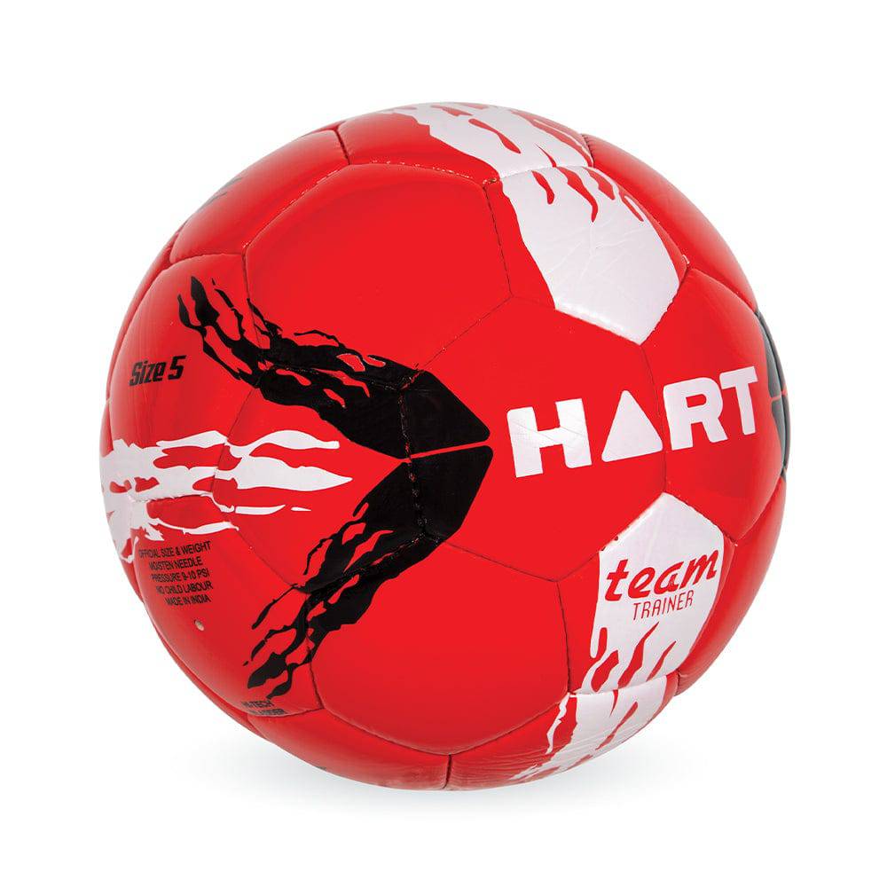 HART Team Trainer Soccer Balls - Size 5 Official Match Soccer Ball for Practice & Training - Perfect for Youth, High School & College Players - Indoor & Outdoor Use