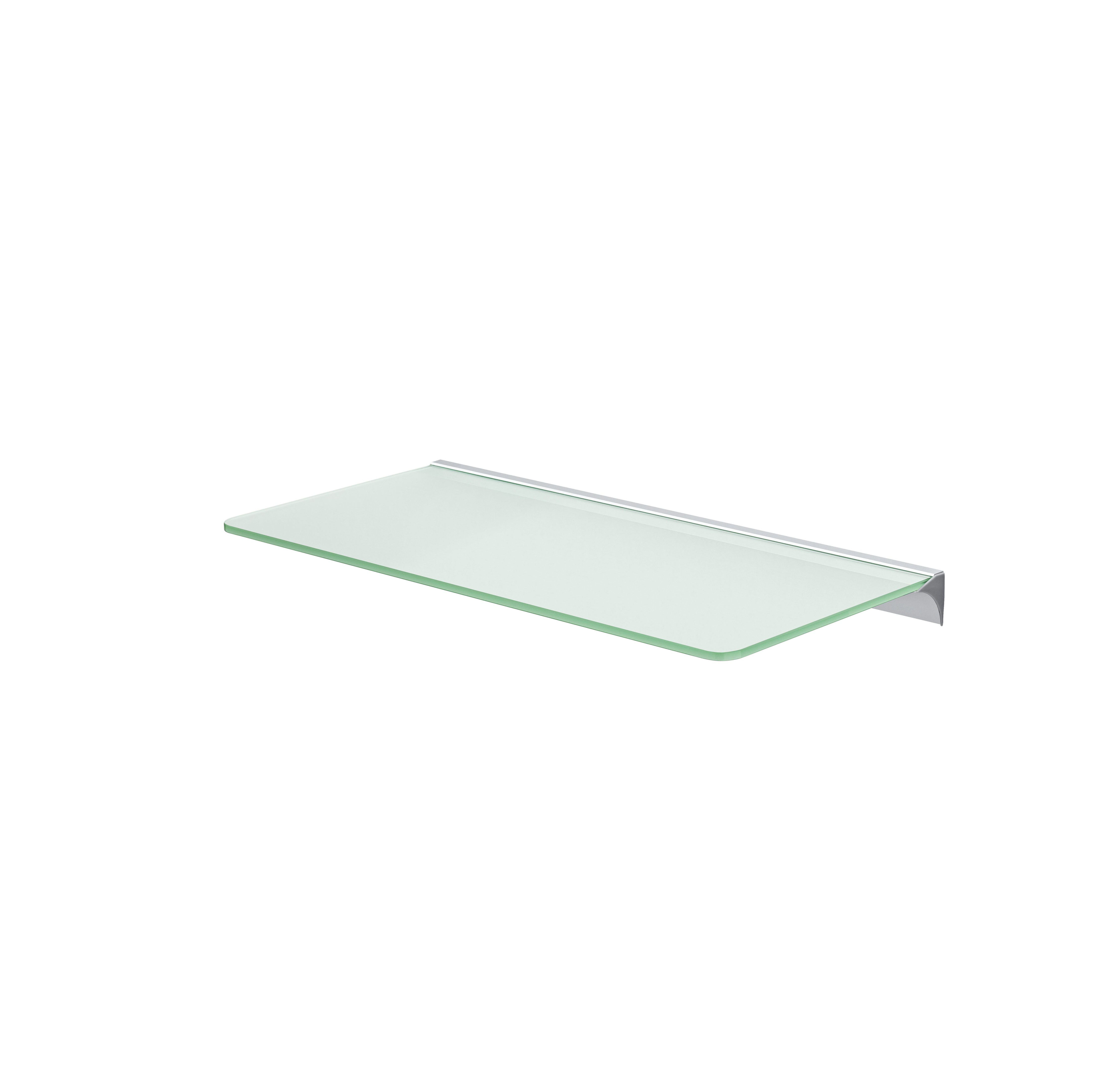 Glass Shelf Brackets - Heavy Duty Standard Shelf & Rail Glass Bracket for Floating Shelves - Perfect for Kitchen, Bathroom & Living Room Storage & Display