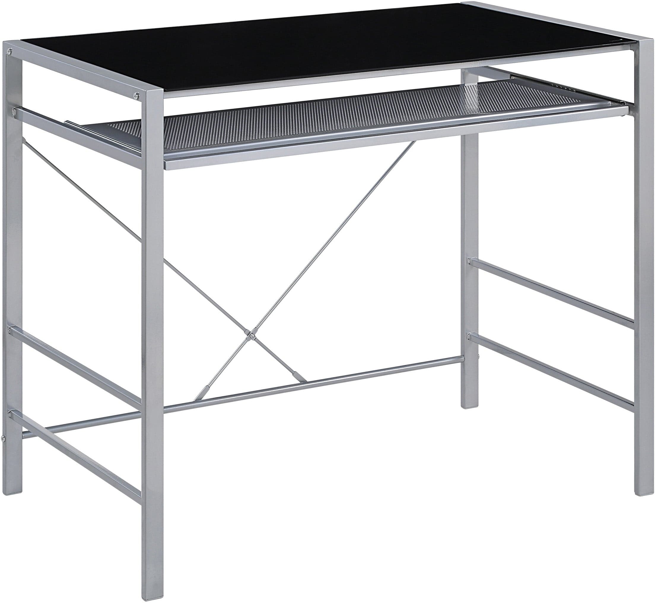 Office Star Zephyr Computer Desk [ZHR3620] - Modern Home Office Desk with Sturdy Metal Frame for Work & Study - Perfect for Small Spaces & Remote Work