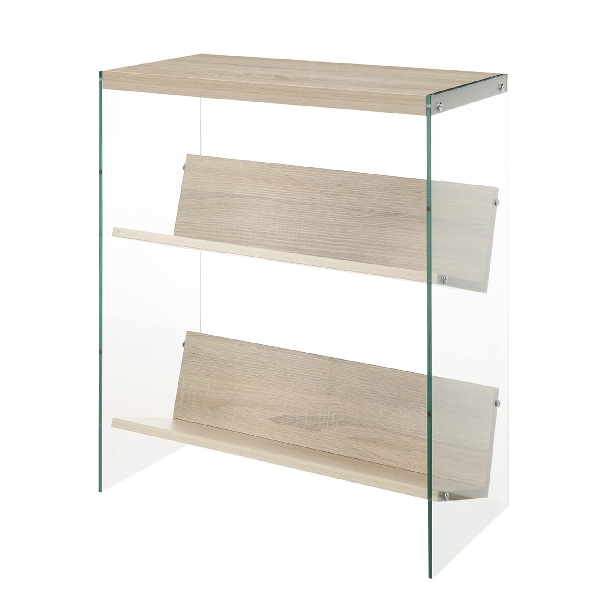 Ergode SoHo Bookcase - Modern Wooden Bookshelf for Home & Office - Stylish Storage Solution for Books, Decor & Essentials | Perfect for Living Room, Bedroom & Study