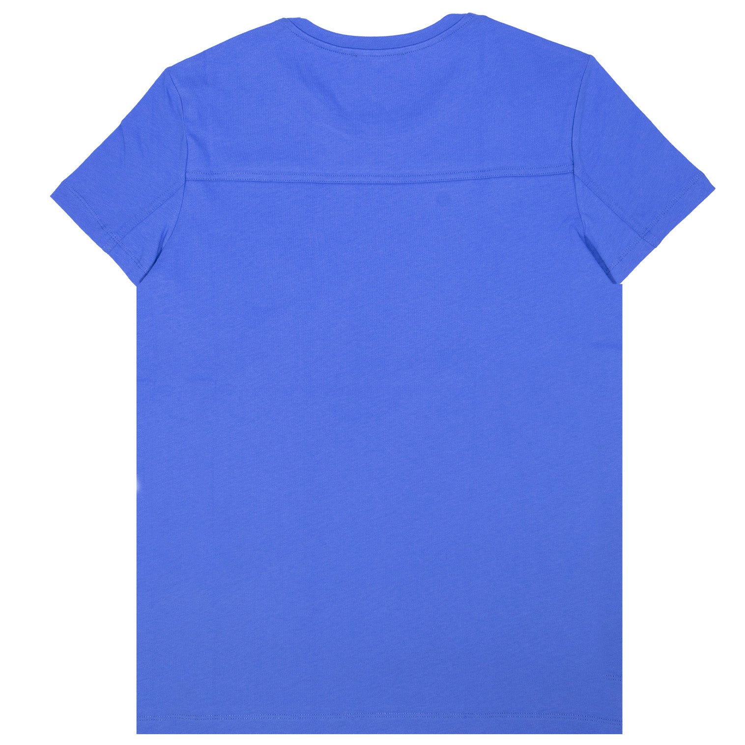 Balmain Blue T-Shirt with Gold Logo Applique - Luxury Designer Tee for Men & Women | Perfect for Casual Wear, Parties & Fashion Events