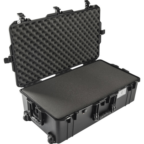 Pelican 1615Air Black Carry On Case with Foam - TSA Approved Waterproof Hard Shell Luggage for Air Travel, Business Trips & Outdoor Adventures