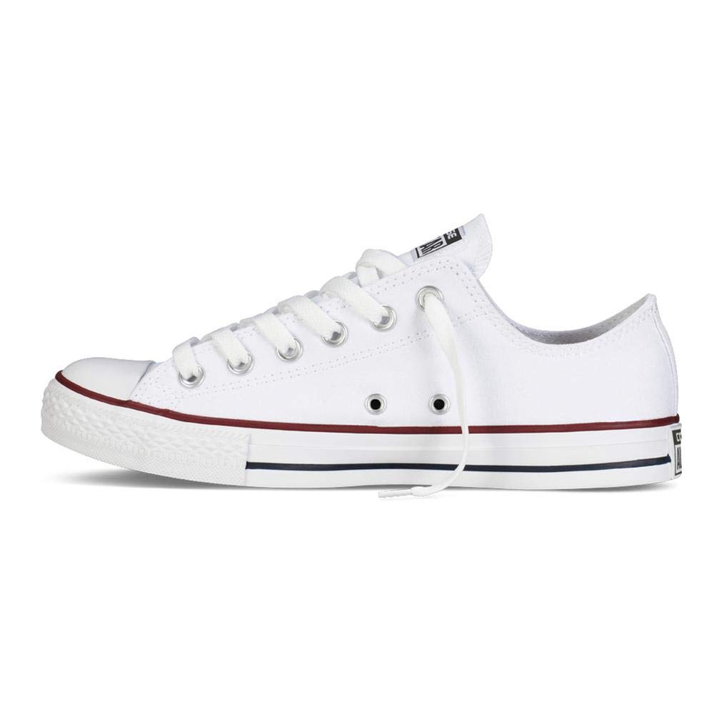 Converse Chuck Taylor All Star Low Top Sneakers - Men's Optical White Canvas Shoes for Casual Wear & Street Style | US Sizes Available
