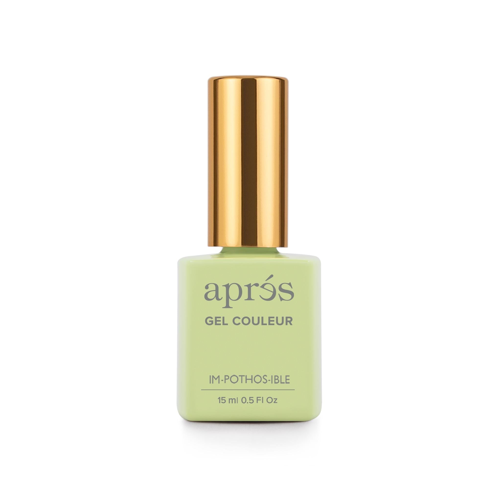Apres Gel Nail Polish - Pothos Green Color, Long-Lasting & Chip-Resistant Gel Nail Lacquer for Salon-Quality Manicures | Perfect for Nail Art, Home Nail Care & Professional Use