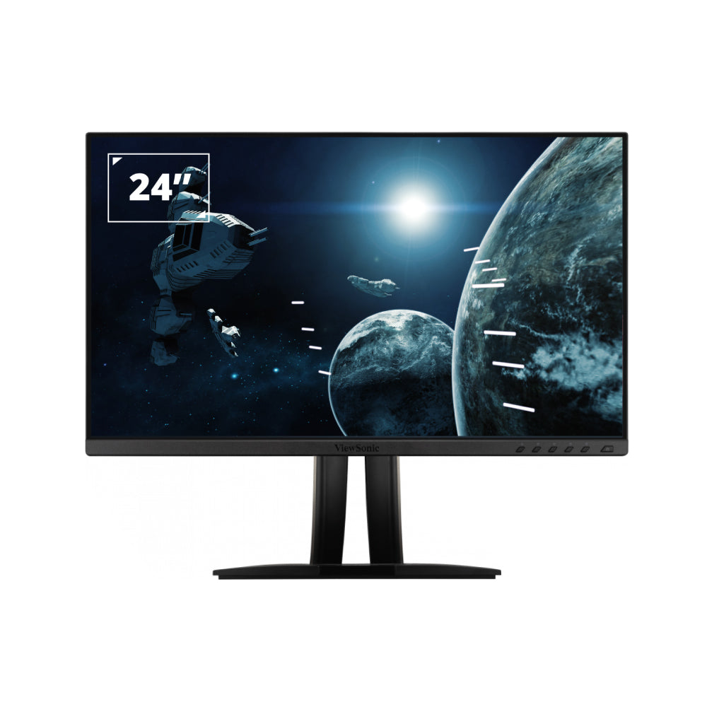 ViewSonic VP2456 24-inch FHD Monitor - Pantone Validated, 100% sRGB, Factory Pre-Calibrated, 60W USB-C - Perfect for Graphic Design, Video Editing & Office Work