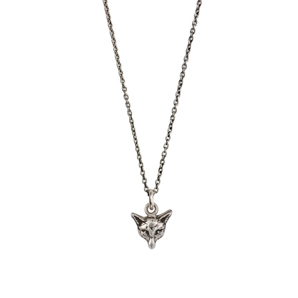 Fox Charm Necklace - Elegant Animal Jewelry for Women, Sterling Silver Pendant Necklace, Perfect for Casual Wear, Date Night & Gifting