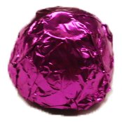 Scott's Cakes Premium Milk Chocolate Chocolate Chip Marzipan Candies with Elegant Purple Foils - 1 Pound Gift Box with Red Roses - Perfect for Valentine's Day, Birthdays & Anniversary Gifts