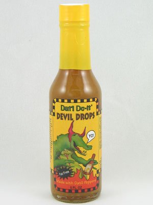 Dat'l Do-It Devil Drops Hot Sauce - 6 Pack | Spicy Ghost Pepper Sauce | Perfect for Wings, Tacos, Burgers & BBQ