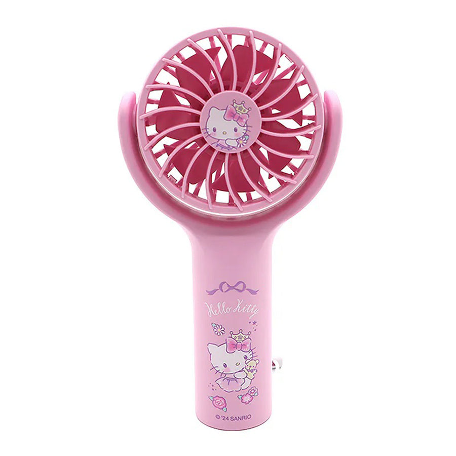 Sanrio Hello Kitty USB Handy Fan - Portable Mini Desk Fan with USB Charging for Home, Office, Travel & Summer Cooling (2024 New Version)