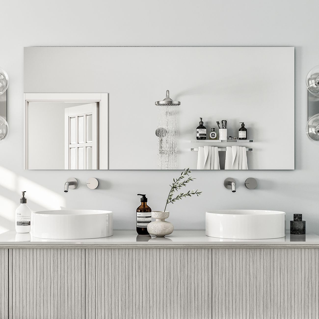 Eviva Frameless Full Length Mirror 55