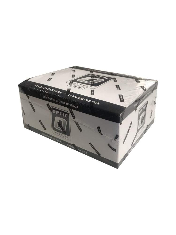 2019 Panini Donruss Optic Baseball Fat Pack Box - 24 Packs of Premium Baseball Cards for Collectors & Trading - Perfect for Sports Memorabilia Enthusiasts and Fantasy League Fans
