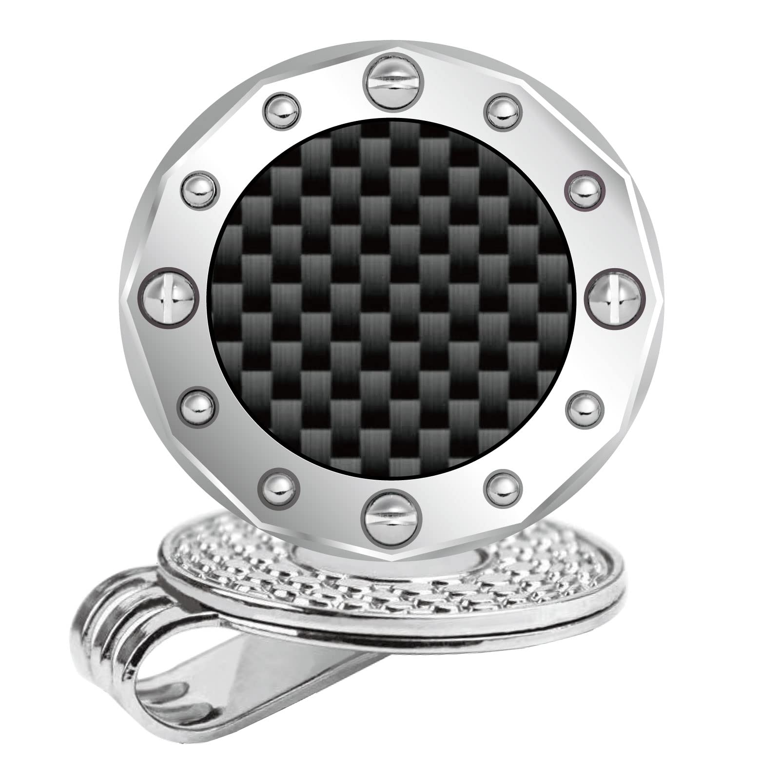 Premium Carbon Fiber Golf Ball Marker Bracelet - Stylish & Durable Golf Accessories for Men & Women - Perfect Golf Gift for Players - Ideal for Course Play & Practice Sessions