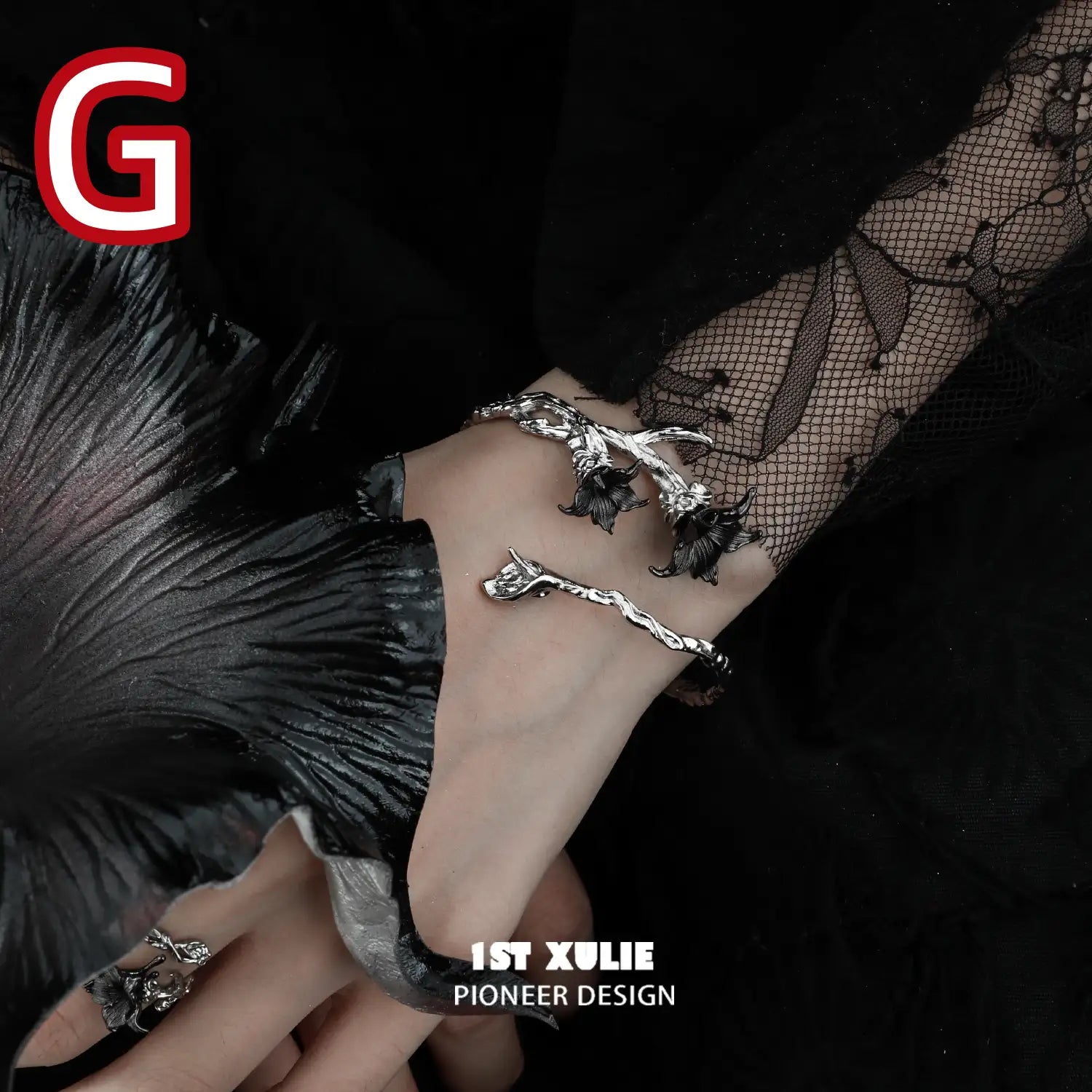 Bloody Datura Collection Set - Gothic Jewelry & Accessories for Dark Fashion Lovers | Perfect for Halloween, Cosplay & Alternative Style Outfits