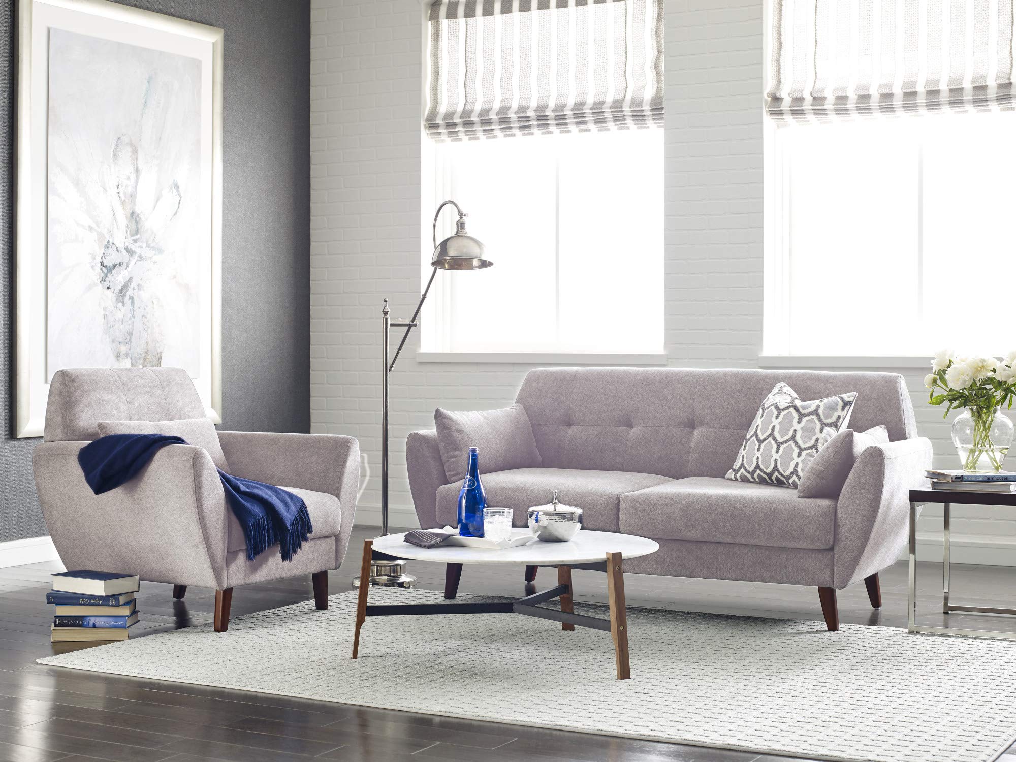 Serta Artesia Collection Midcentury Modern Sofa - 61
