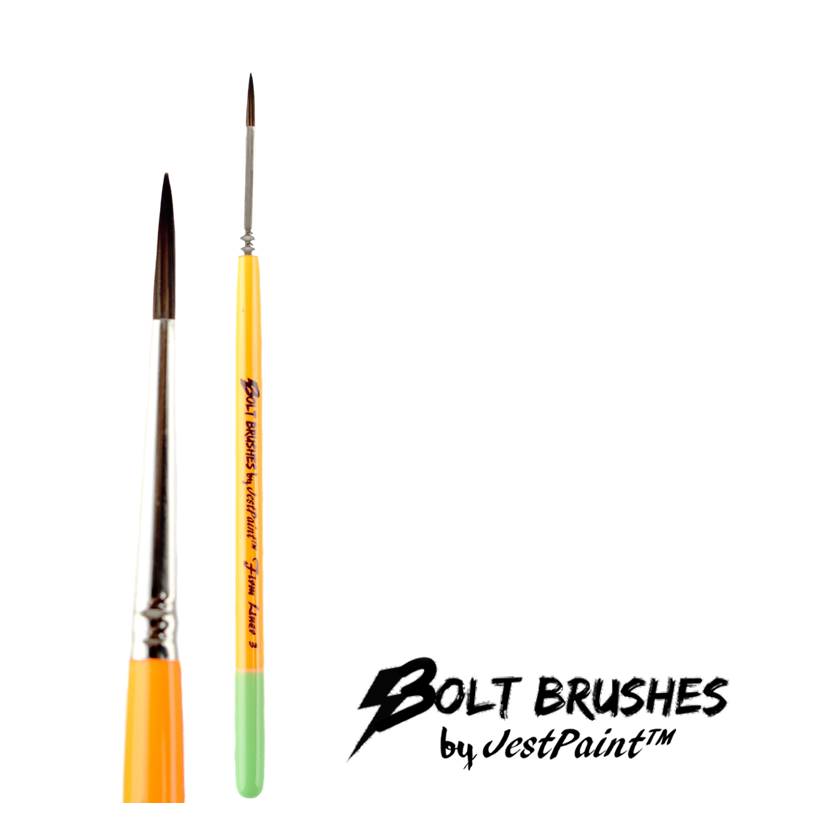 Bolt Paint Brushes by Jest Paint - Premium Artist Brushes for Acrylic, Oil & Watercolor Painting - Perfect for Canvas, Wood & DIY Art Projects
