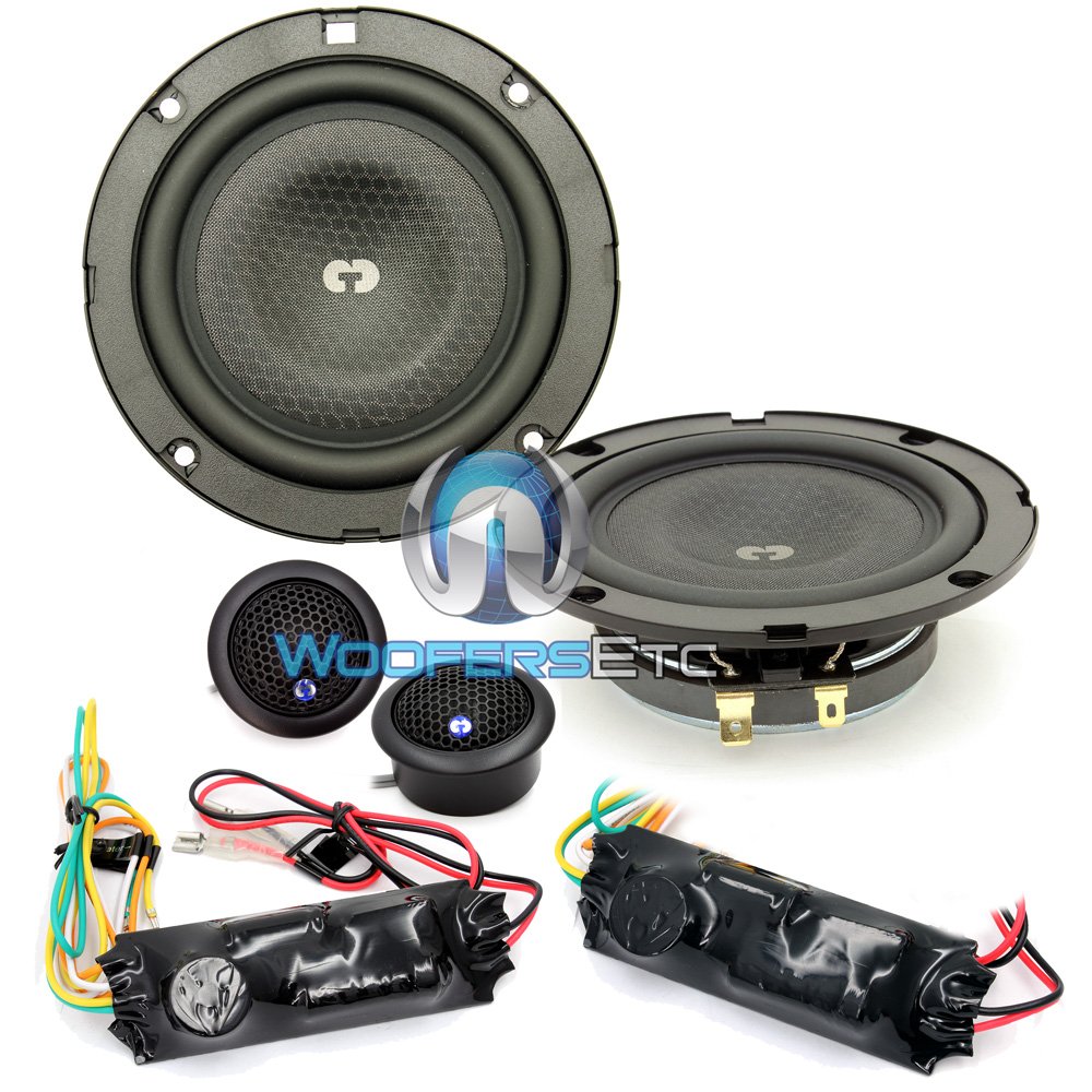 CL-42SL 4 Inch 110W RMS 2-Way Car Component Speaker System - Premium Sound for Vehicles, Trucks & SUVs