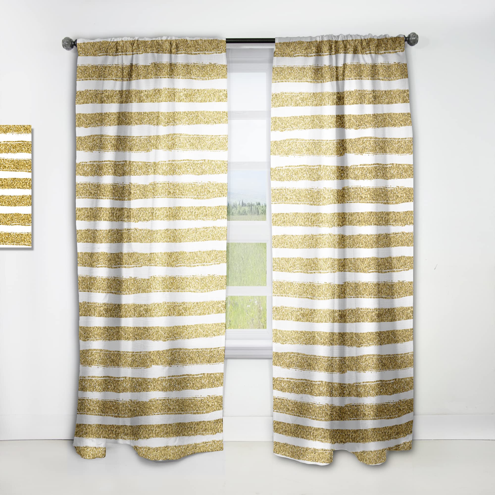 Thermal Insulated Blackout Curtains for Bedroom & Living Room - 52x63 Inch Single Panel Window Drapes - Noise Reducing & Energy Saving for Better Sleep & Home Privacy