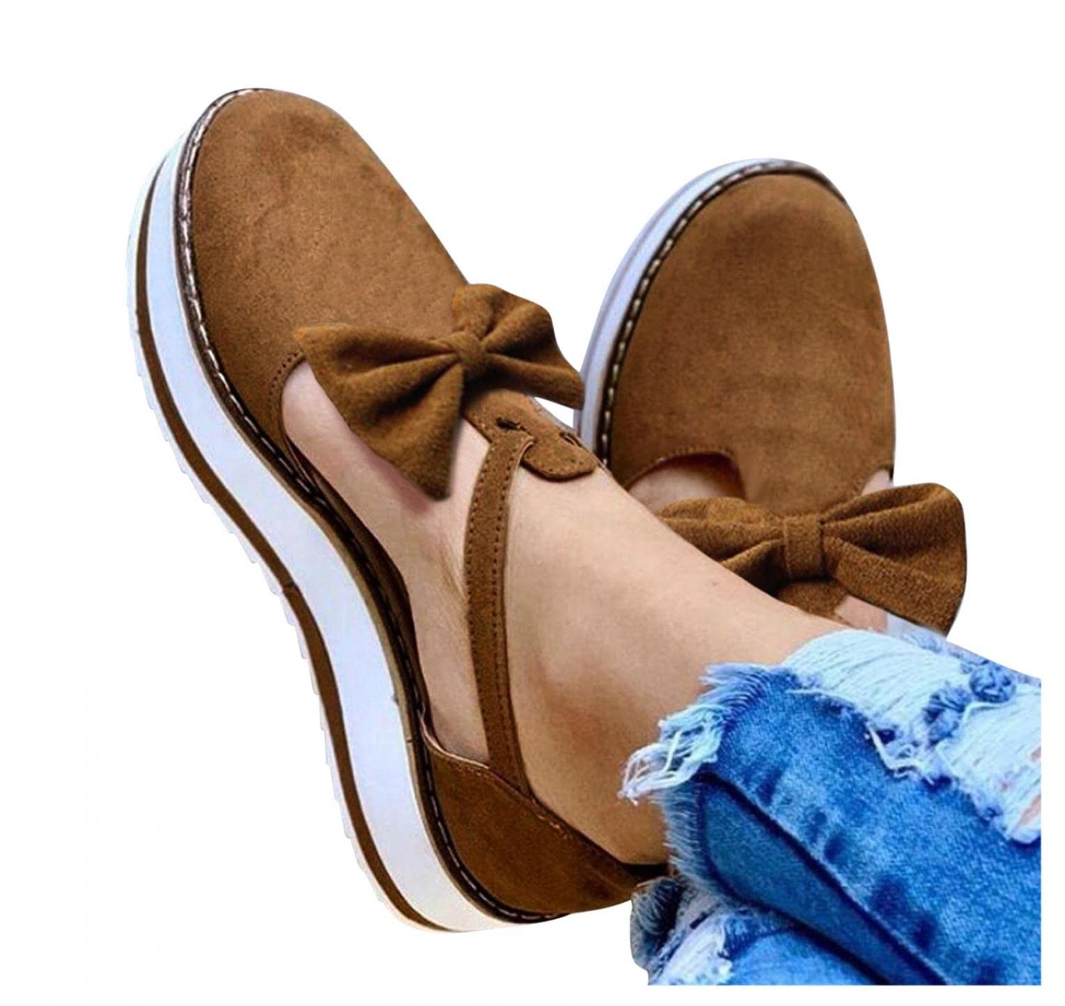 Women's Breathable Mules & Ballet Flats - Comfortable Summer Boat Shoes for Walking, Travel & Casual Wear | Perfect for Beach Outings, Office Commute & Everyday Errands