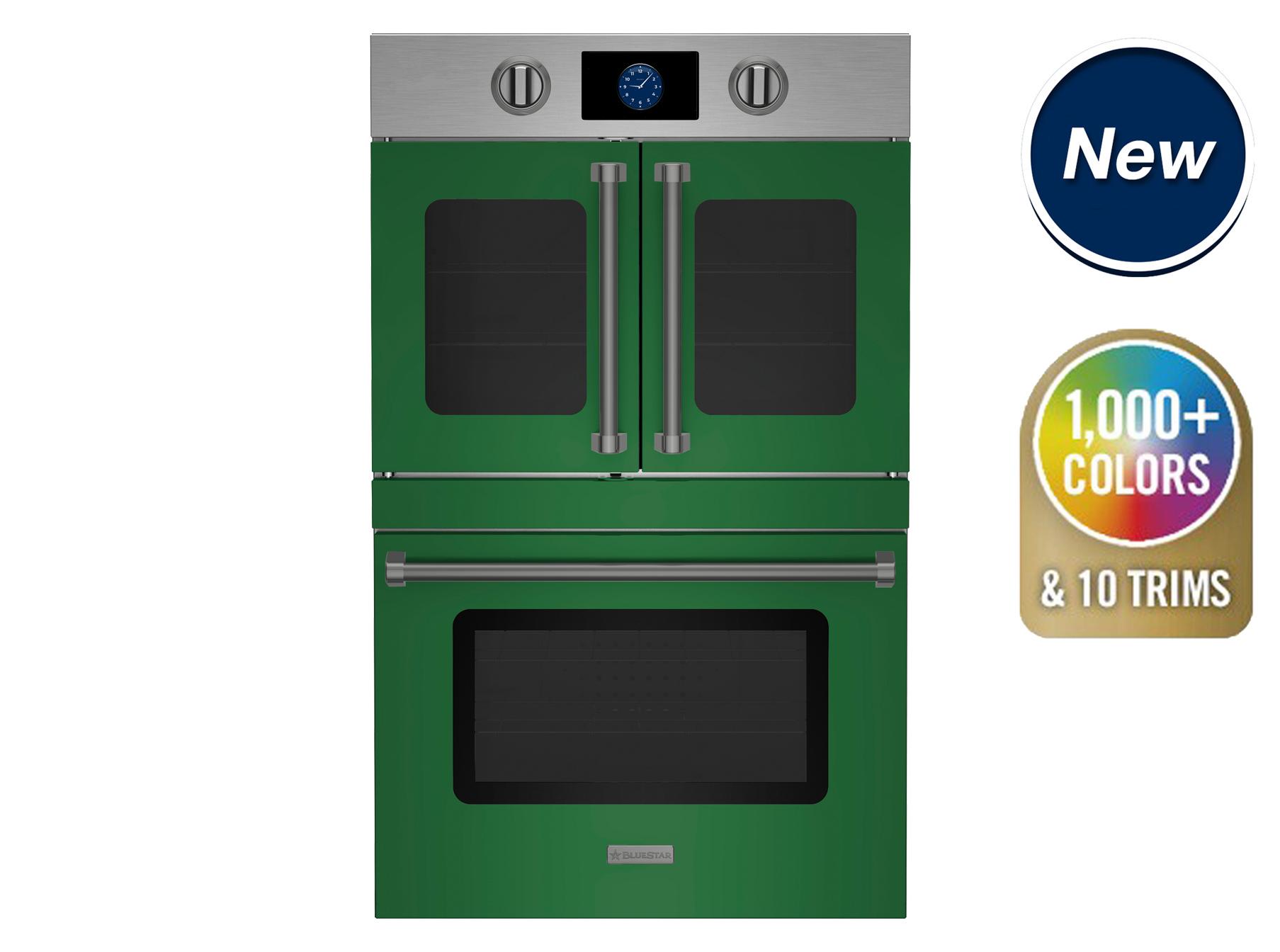 Bluestar BSDEWO30SDV3 30-Inch Double Electric Wall Oven with French & Drop Down Doors - Perfect for Modern Kitchens, Baking & Entertaining