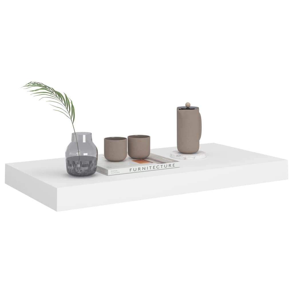 Floating Wall Shelf - White 19.7