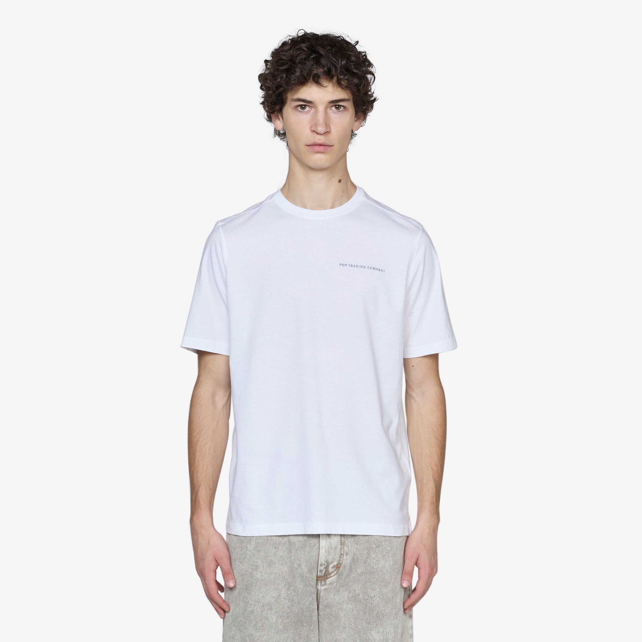 Custom Inside Logo White T-Shirt - Soft Cotton Tee for Men & Women - Perfect for Branding, Events, and Casual Wear