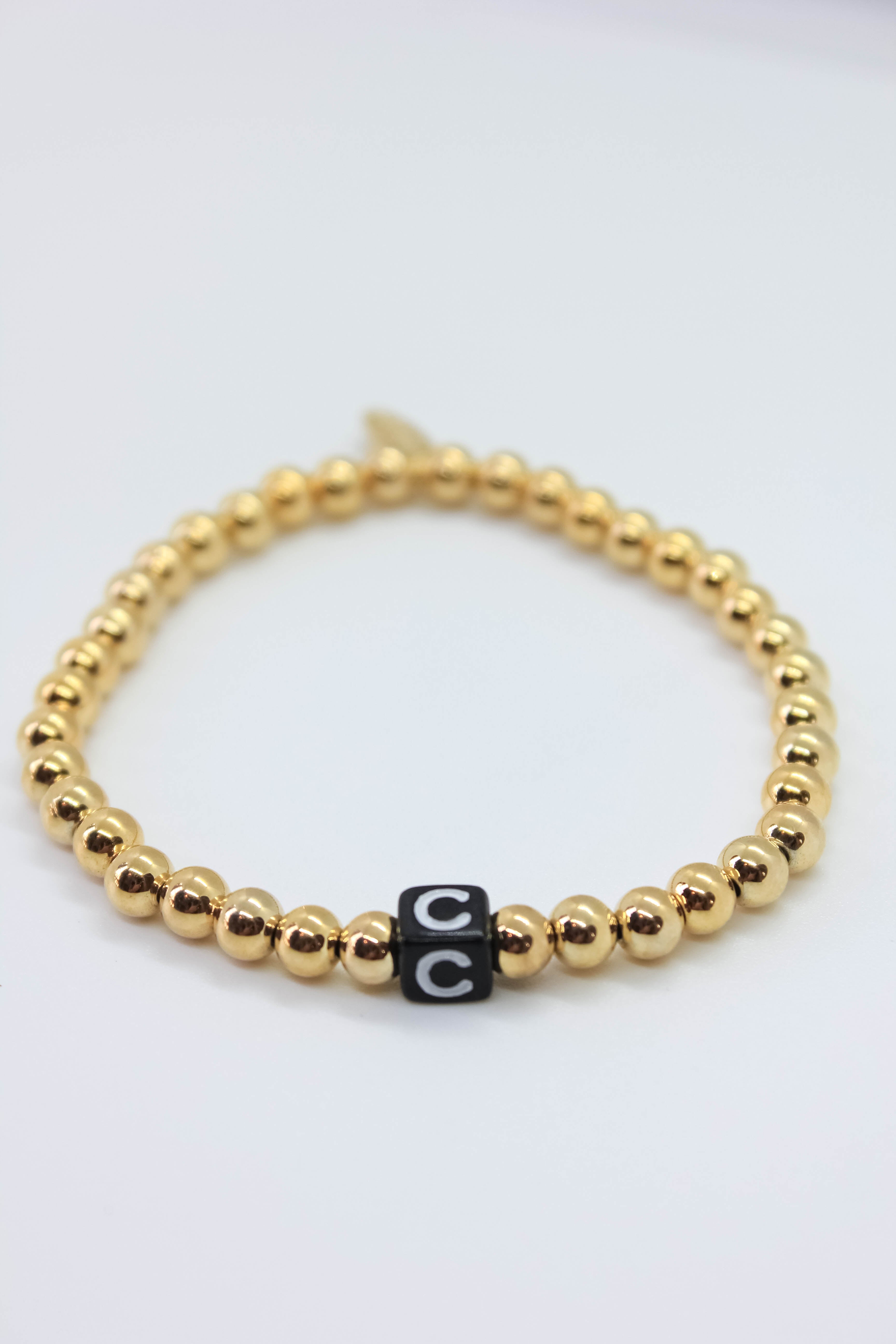 Personalized Alphabet Monogram Bracelet for Women - Custom Initial Letter Jewelry Gift for Her - Perfect for Birthdays, Anniversaries & Everyday Wear
