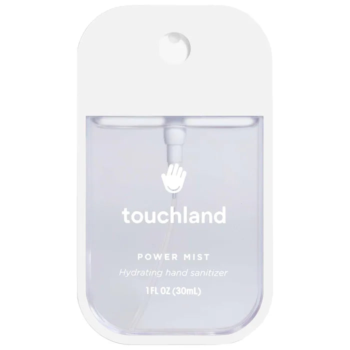 Power Mist Hand Sanitizer & Moisturizer by Touchland | Alcohol-Based Hydrating Hand Spray for On-the-Go Use | Travel, Office, Gym & Daily Hygiene Essential