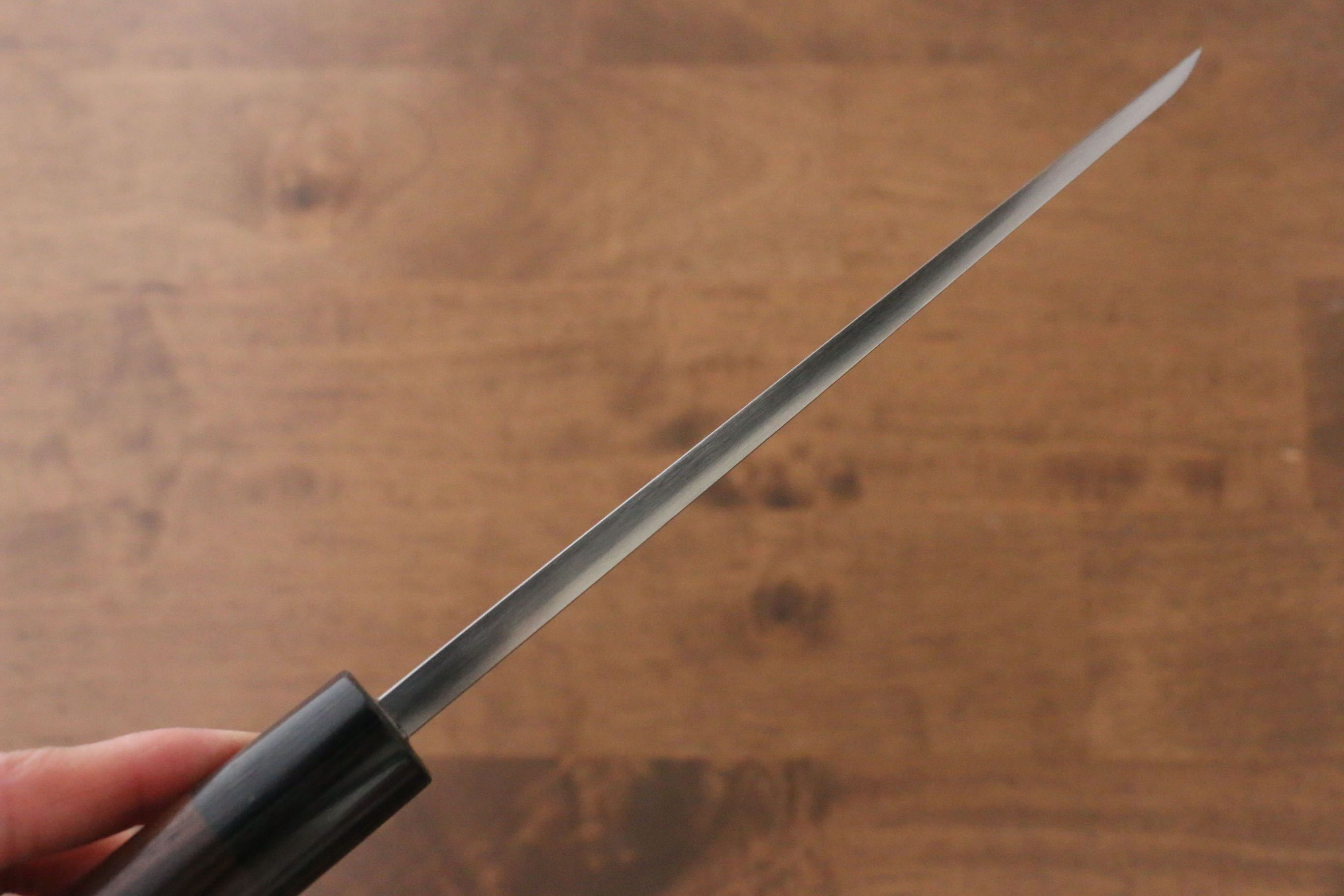 Premium Jikko Silver Steel No.3 Deba Knife 165mm - Japanese Professional Chef Knife with Shitan Handle - Perfect for Sushi, Fish Filleting & Japanese Cuisine Preparation