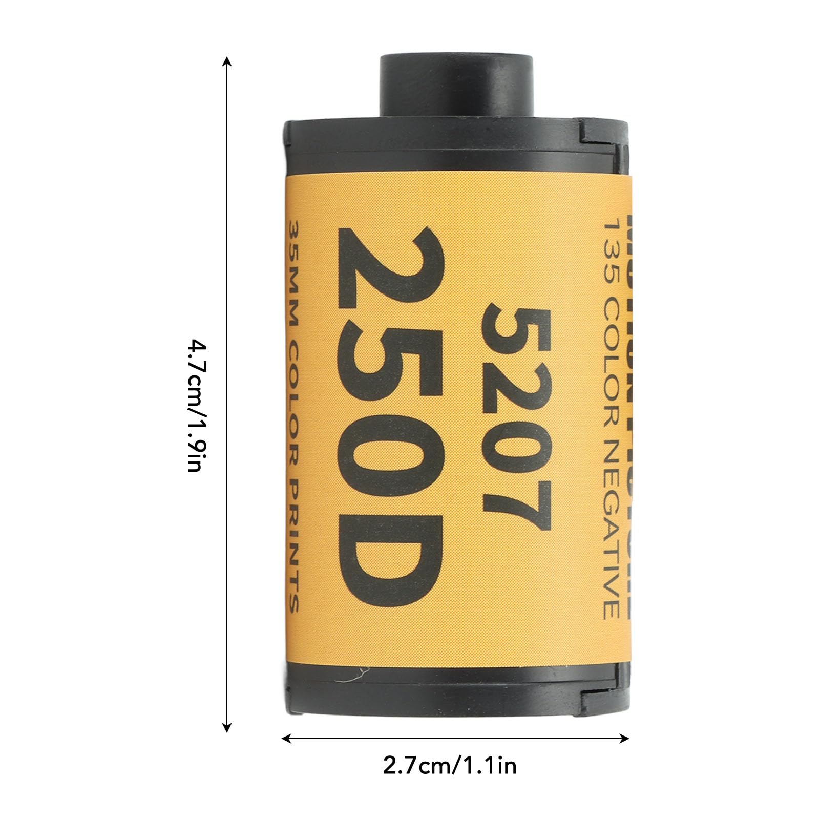 Professional 35mm Color Print Film - High Definition, Wide Exposure Range, High Contrast (200-250) - 8 Sheets for 135 Cameras - ECN-2 Process (36 Sheet) - Perfect for Portrait, Landscape & Street Photography