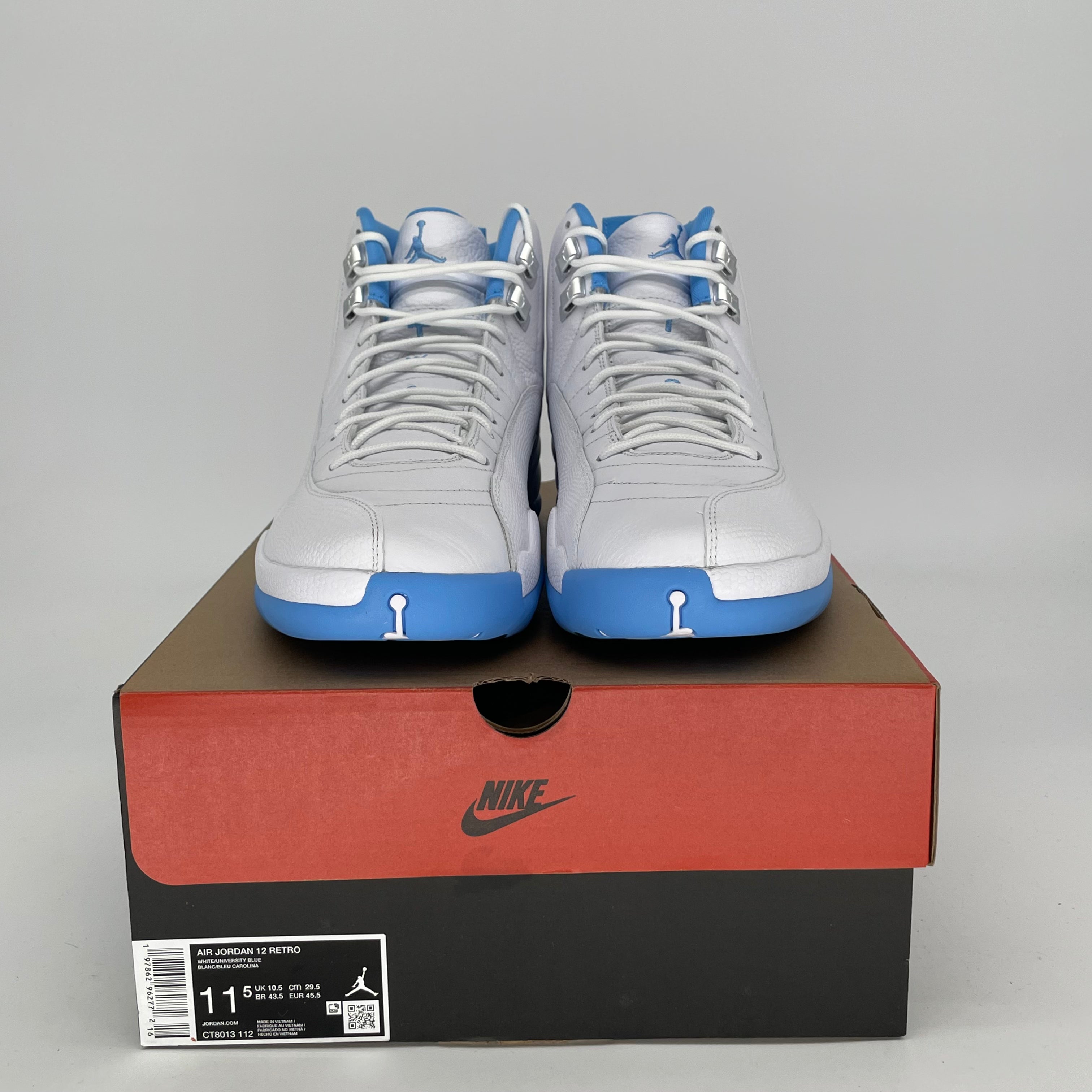 AIR JORDAN 12 MELO Basketball Shoes Men's Size 11.5 - Retro Style CT8013 112 for Streetwear & Court Performance