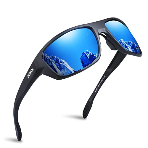 Polarized Sports Sunglasses for Men & Women - UV Protection, Lightweight & Shatterproof - Ideal for Running, Fishing, Cycling & Driving