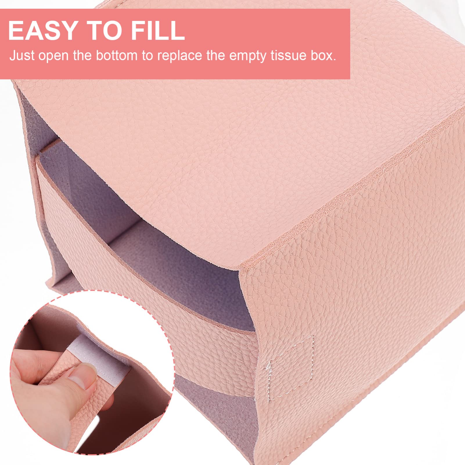 Creative Tissue Box Cover & Napkin Storage Pouch - Decorative Paper Towel Holder for Home, Hotel, and Office Use | Stylish Tissue Container for Bathroom, Kitchen, and Dining Table Organization
