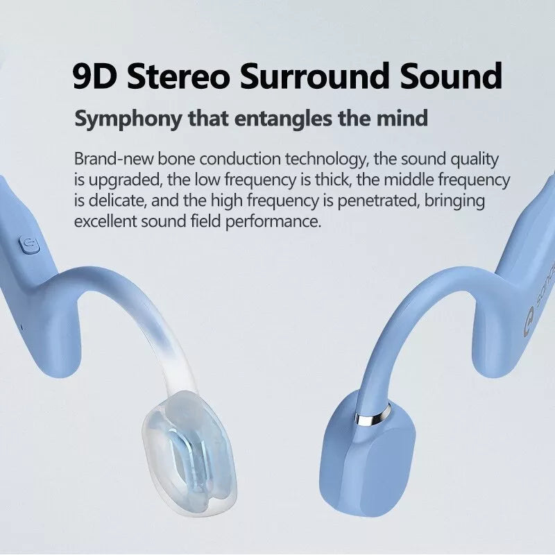 Sanag A5S Pro Open Ear Wireless Bluetooth Sports Headphones - Air Conduction Technology for Running, Cycling & Gym Workouts