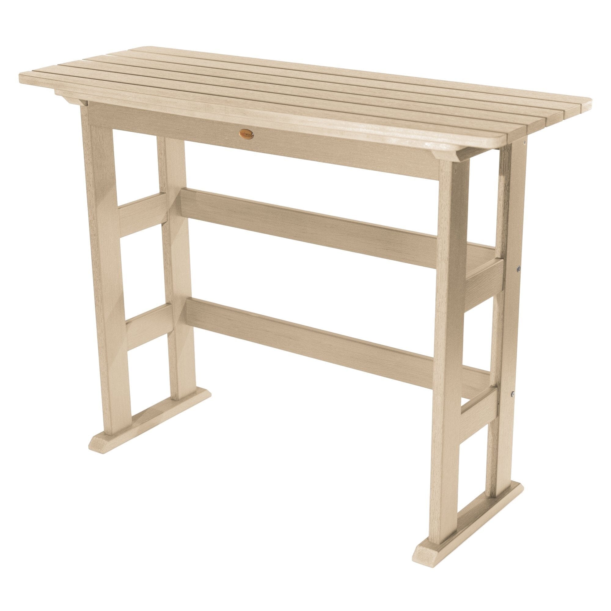 Refurbished Lehigh Bar Height Balcony Table - Outdoor Bistro Set for Patio, Deck & Small Spaces - Perfect for Coffee, Dining & Relaxing