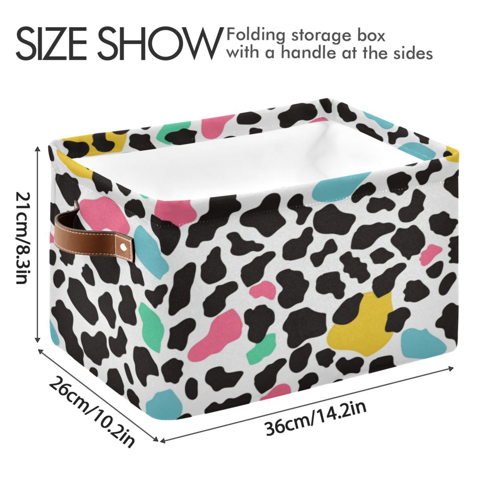 Large Fabric Storage Bins with Handles - Collapsible Closet Organizer for Clothes, Toys & Home