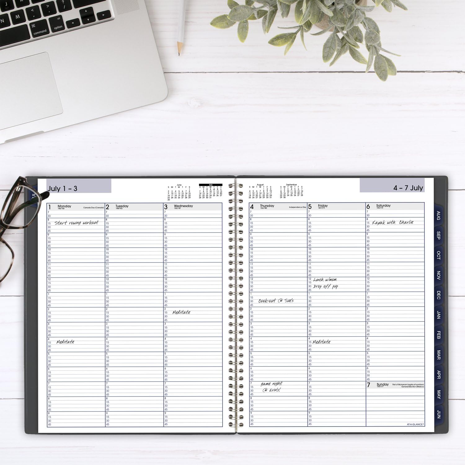 AT-A-GLANCE 2024-2025 Academic Planner - Weekly & Monthly Appointment Book, 8.5
