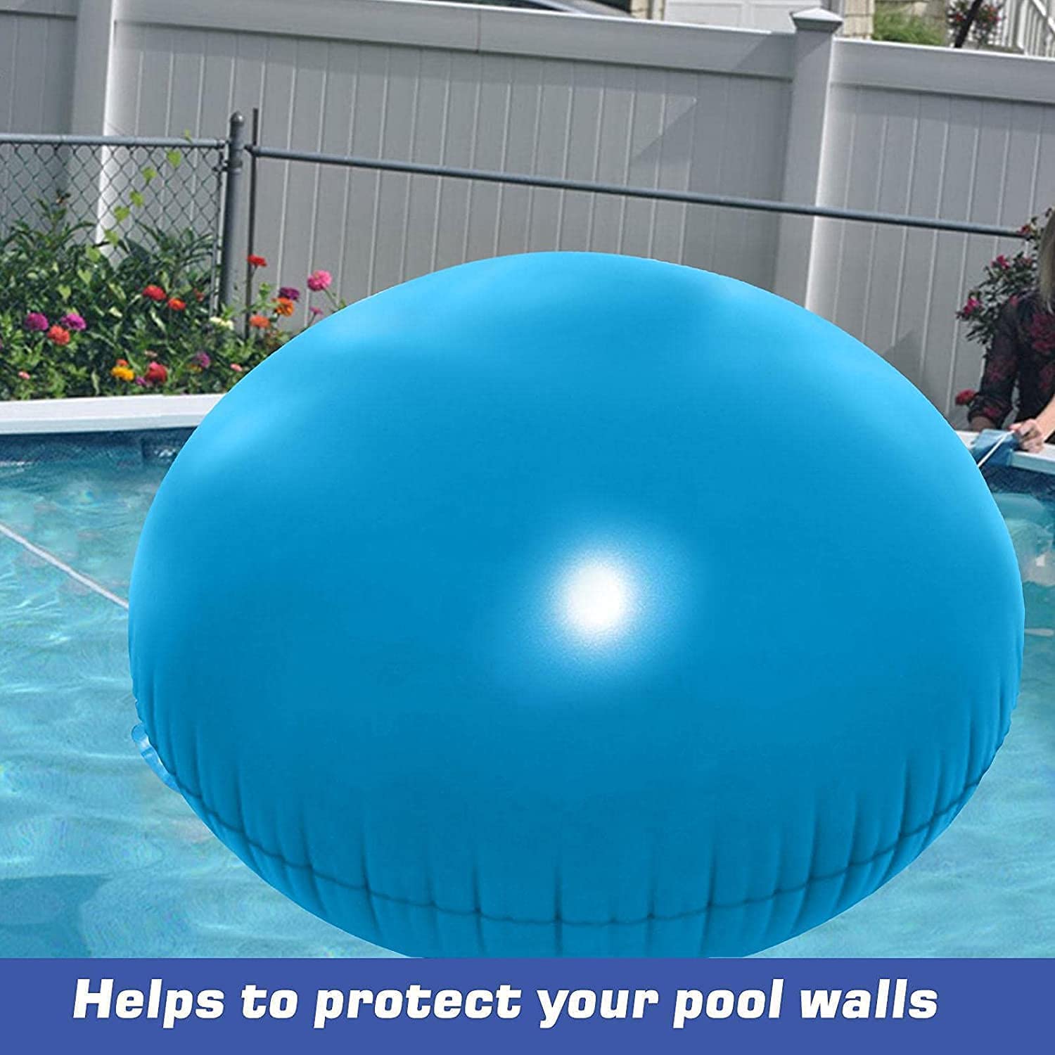2-Pack Inflatable Pool Air Pillow for Winter Cover Support - Above Ground Swimming Pool Accessories, Ice Equalizer for Winterizing & Protecting Pool Covers (Great for Freeze Protection & Extending Cover Lifespan)