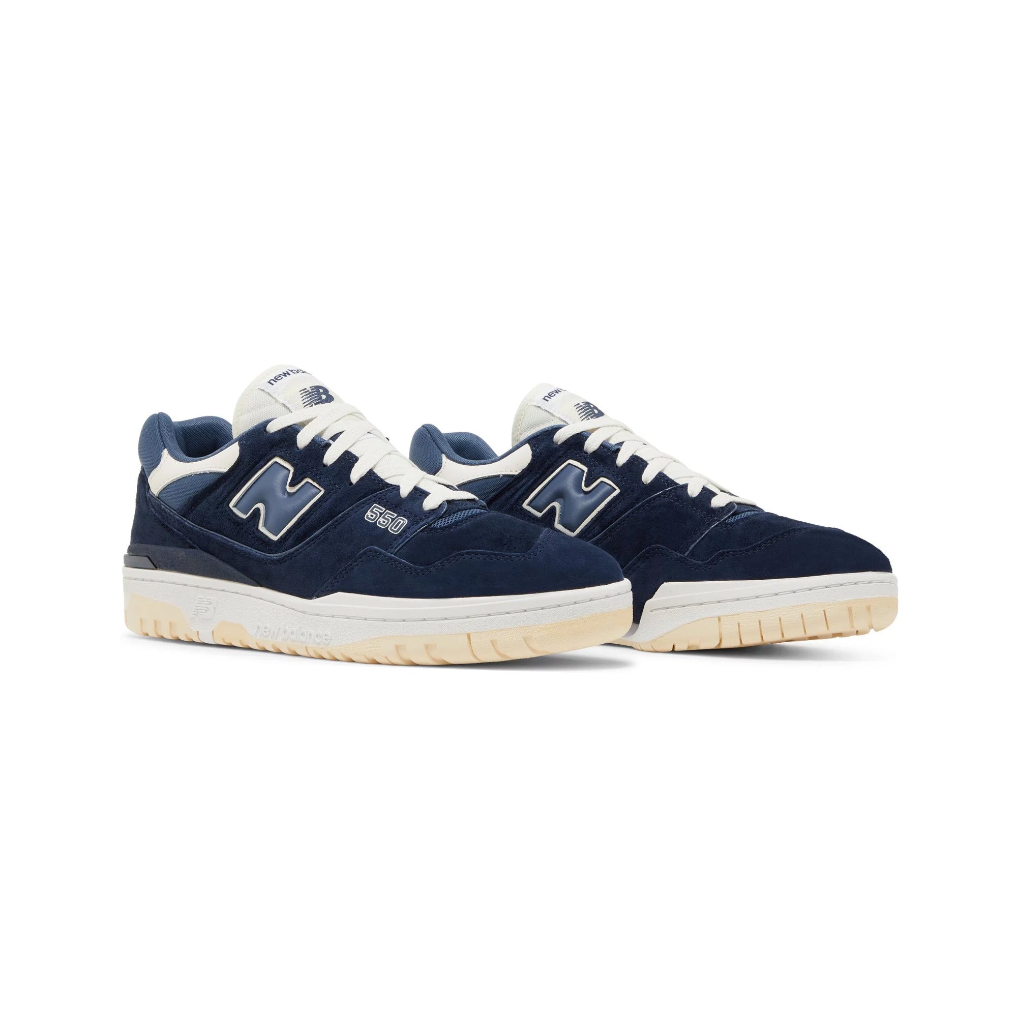 Premium 550 'Natural Indigo Suede' Sneakers (2022) - Trendy Casual Shoes for Men & Women | Perfect for Streetwear, Work & Everyday Comfort