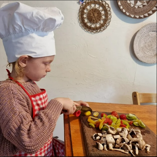 Opinel Le Petit Chef Kids Kitchen Knife Set - Safe Cooking Tools for Children - Perfect for Little Chefs Learning Culinary Skills at Home or School
