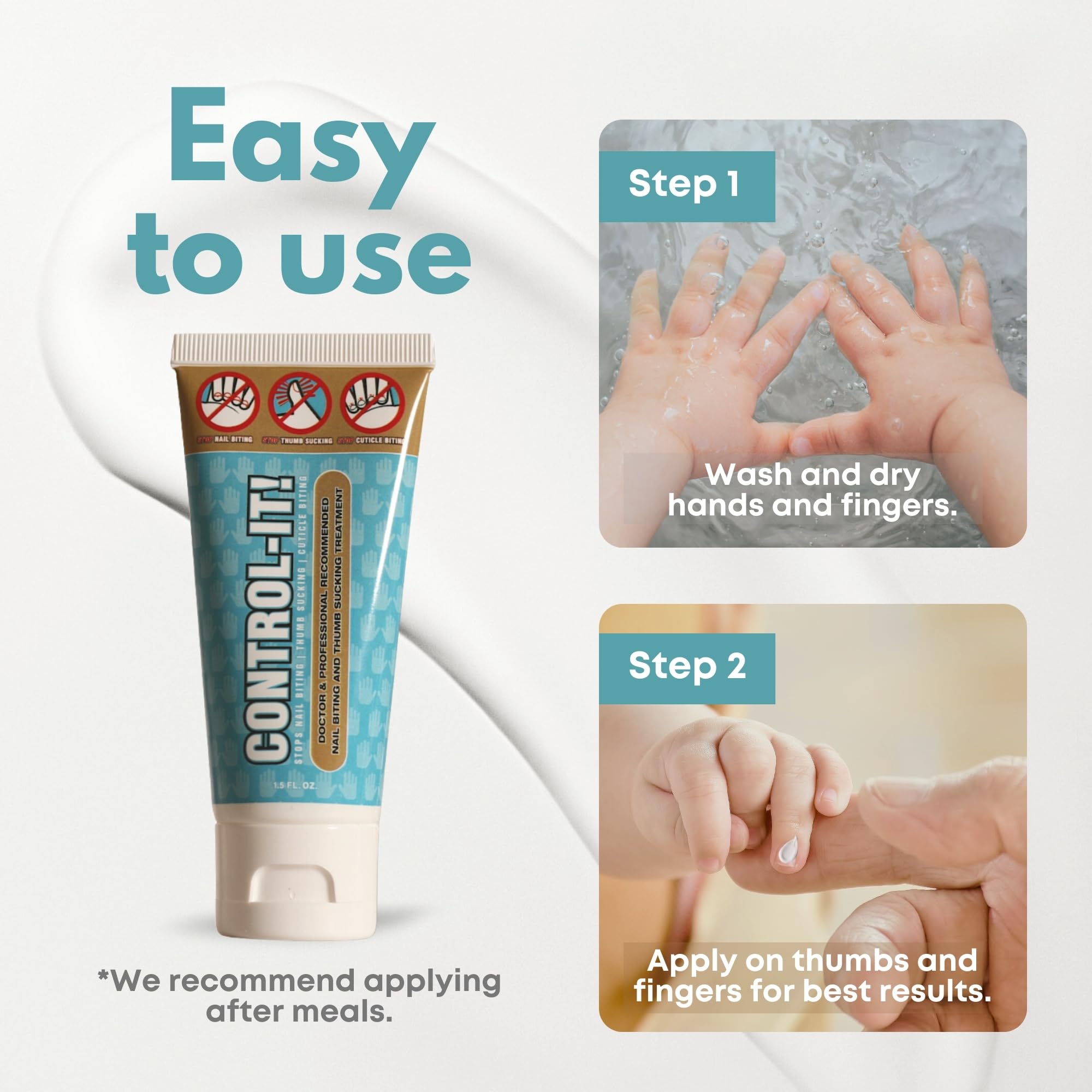 100% Natural Bitter Nail Biting & Thumb Sucking Deterrent for Kids & Adults | Safe, Gentle Formula for Skin & Teeth | Effective Habit Breaker in 21 Days | Perfect for Home, School & Travel Use
