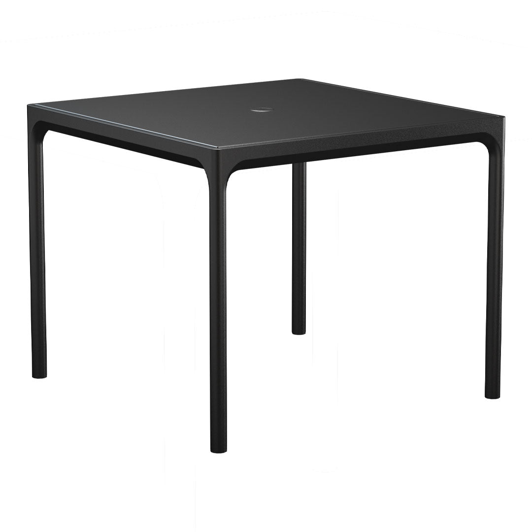 Square Outdoor Dining Table Set of 4 - Weather-Resistant Patio Furniture for Backyard, Garden & Poolside Entertaining