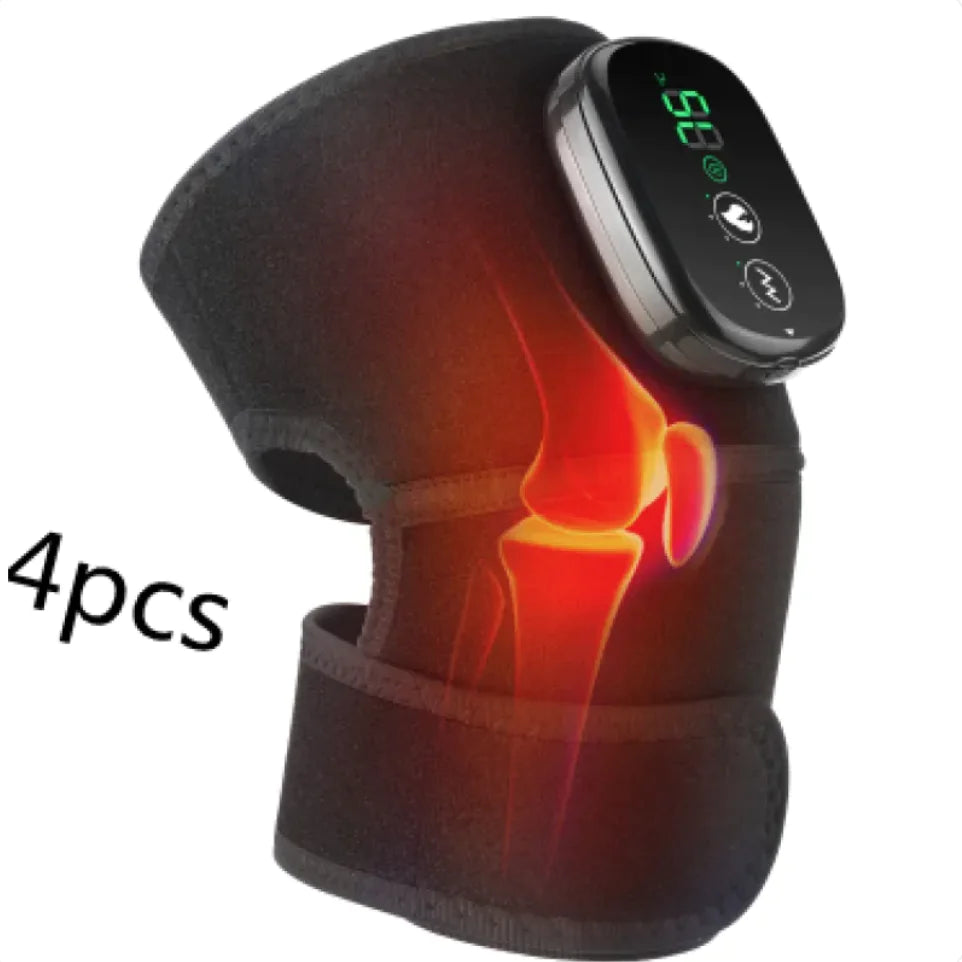 Electric Heating Knee Pads for Pain Relief - Rechargeable Moxibustion Therapy Knee Warmers for Arthritis, Joint Pain & Muscle Recovery - Perfect for Home Use, Sports Recovery & Winter Warmth