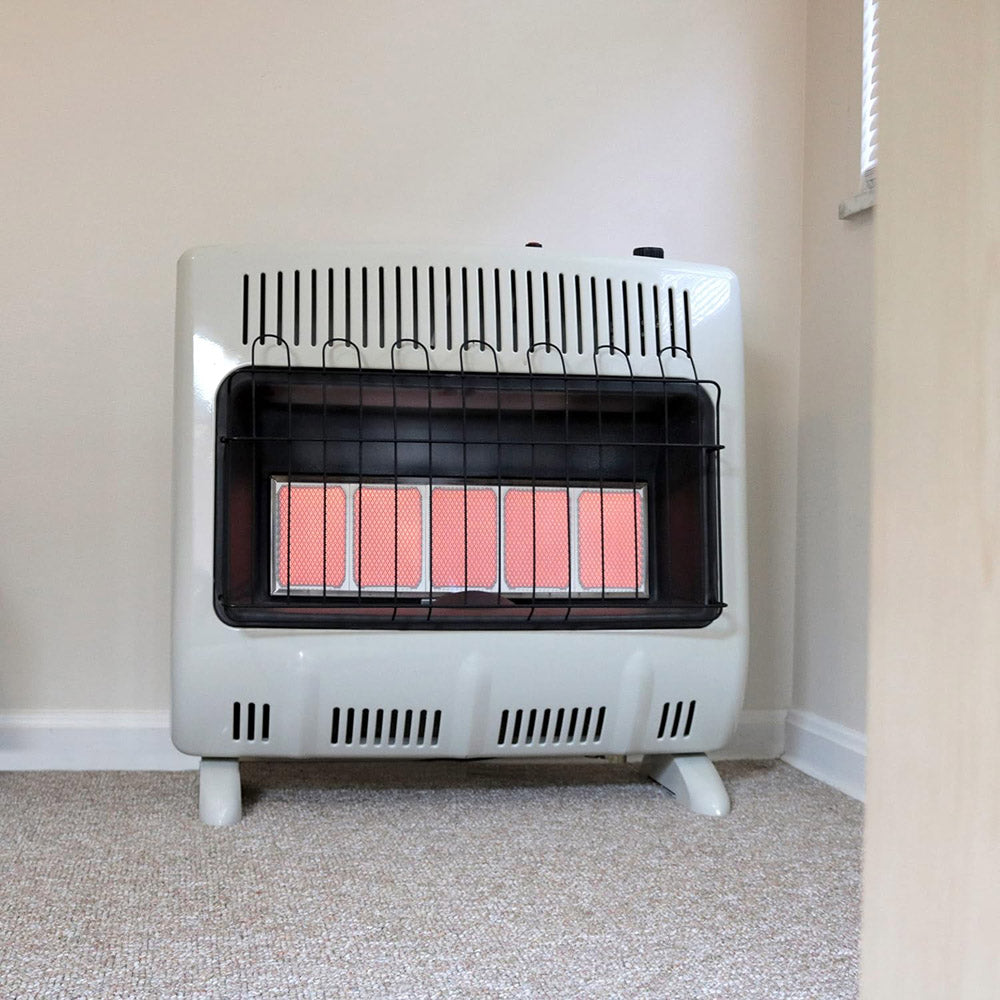 Mr. Heater F299830 30,000 BTU Vent-Free Propane Radiant Heater for Indoor/Outdoor Use - Garage, Workshop, Patio & Camping Heating Solution